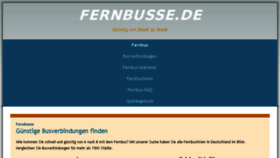 What Fernbusse.de website looked like in 2017 (6 years ago)
