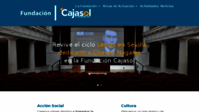What Fundacioncajasol.com website looked like in 2017 (6 years ago)