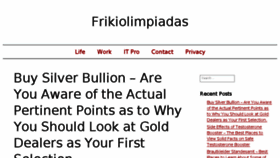 What Frikiolimpiadas.com website looked like in 2017 (6 years ago)