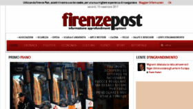 What Firenzepost.it website looked like in 2017 (6 years ago)