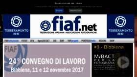 What Fiaf.net website looked like in 2017 (6 years ago)