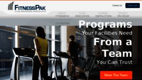 What Fitnesspak.com website looked like in 2017 (6 years ago)