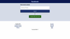 What Facebooklogin.com website looked like in 2017 (6 years ago)