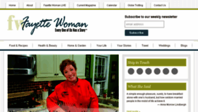 What Fayettewoman.com website looked like in 2017 (6 years ago)