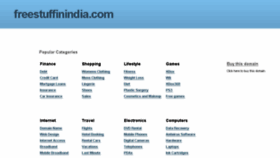 What Freestuffinindia.com website looked like in 2017 (6 years ago)