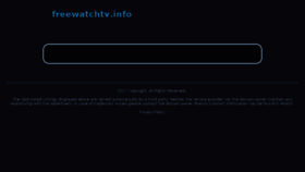 What Freewatchtv.info website looked like in 2017 (6 years ago)