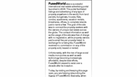 What Fusedworld.com website looked like in 2017 (6 years ago)