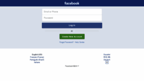 What Fb.com website looked like in 2017 (6 years ago)