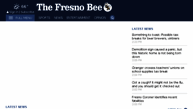 What Fresnobee.com website looked like in 2017 (6 years ago)