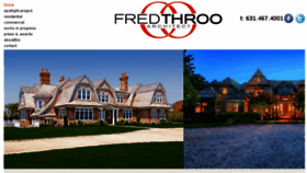 What Fredthrooarchitect.com website looked like in 2017 (6 years ago)