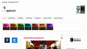 What Feriabadajoz.net website looked like in 2017 (6 years ago)