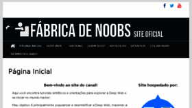 What Fabricadenoobs.com.br website looked like in 2017 (6 years ago)