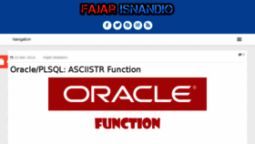 What Fajar-isnandio.com website looked like in 2017 (6 years ago)