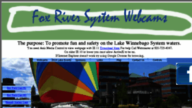 What Foxriversystemwebcams.com website looked like in 2017 (6 years ago)