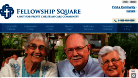 What Fellowshipsquareseniorliving.org website looked like in 2017 (6 years ago)