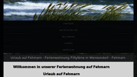 What Fehmarn-urlaub.de website looked like in 2017 (6 years ago)
