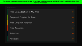 What Freedogsforadoption.com website looked like in 2017 (6 years ago)