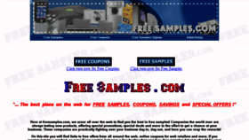 What Free-samples.com website looked like in 2017 (6 years ago)
