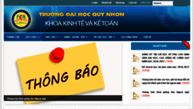 What Fea.qnu.edu.vn website looked like in 2017 (6 years ago)