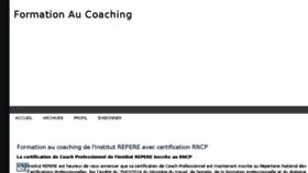 What Formation-au-coaching.fr website looked like in 2017 (6 years ago)