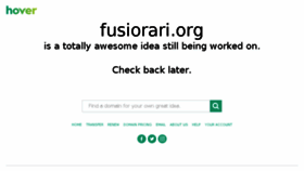 What Fusiorari.org website looked like in 2017 (6 years ago)