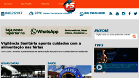What F5alagoas.com.br website looked like in 2017 (6 years ago)
