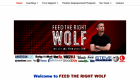 What Feedtherightwolf.org website looked like in 2017 (6 years ago)