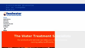 What Feedwater.co.uk website looked like in 2017 (6 years ago)