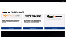 What Fantasygames.nascar.com website looked like in 2017 (6 years ago)