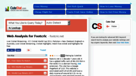 What Footcric.net.cutestat.com website looked like in 2017 (6 years ago)