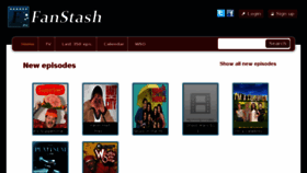 What Fanstash.net website looked like in 2017 (6 years ago)