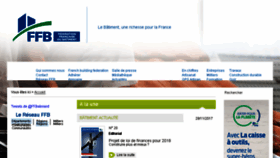 What Ffbatiment.fr website looked like in 2017 (6 years ago)