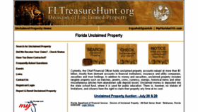 What Fltreasurehunt.org website looked like in 2017 (6 years ago)