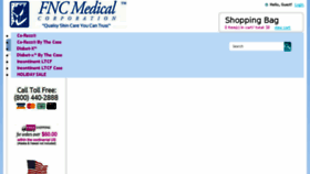What Fncmedical.com website looked like in 2017 (6 years ago)