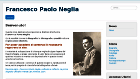 What Francescopaoloneglia.it website looked like in 2017 (6 years ago)