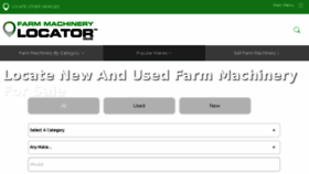 What Farmmachinerylocator.co.uk website looked like in 2017 (6 years ago)