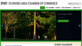 What Flushingchamber.com website looked like in 2017 (6 years ago)