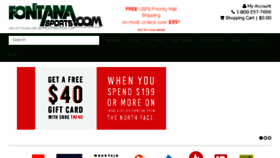 What Fontanasports.com website looked like in 2017 (7 years ago)