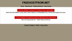What Freehostfrom.net website looked like in 2017 (6 years ago)