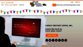What Familyhistoryexpos.com website looked like in 2017 (6 years ago)