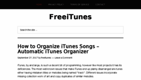 What Freeitunes.org website looked like in 2017 (6 years ago)