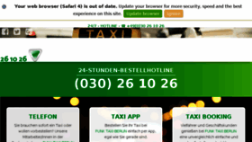What Funk-taxi-berlin.de website looked like in 2017 (6 years ago)