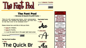 What Fontpool.com website looked like in 2017 (6 years ago)