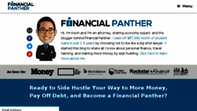 What Financialpanther.co website looked like in 2017 (6 years ago)