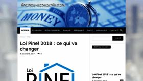 What Finance-economie.com website looked like in 2017 (6 years ago)