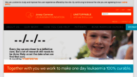 What Fcarreras.org website looked like in 2017 (6 years ago)
