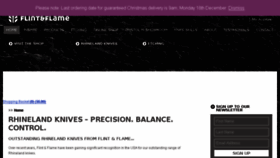 What Flintandflame.com website looked like in 2017 (6 years ago)