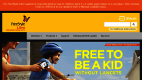 What Freestylelibre.com.au website looked like in 2017 (6 years ago)