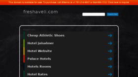 What Freshaveli.com website looked like in 2017 (6 years ago)