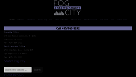 What Fogcityent.com website looked like in 2017 (6 years ago)